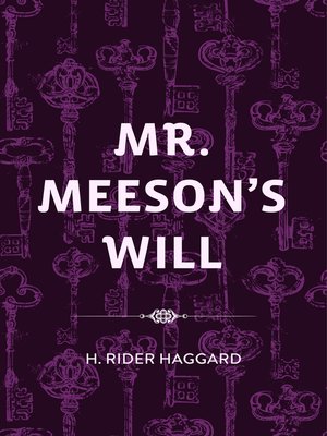 cover image of Mr. Meeson's Will